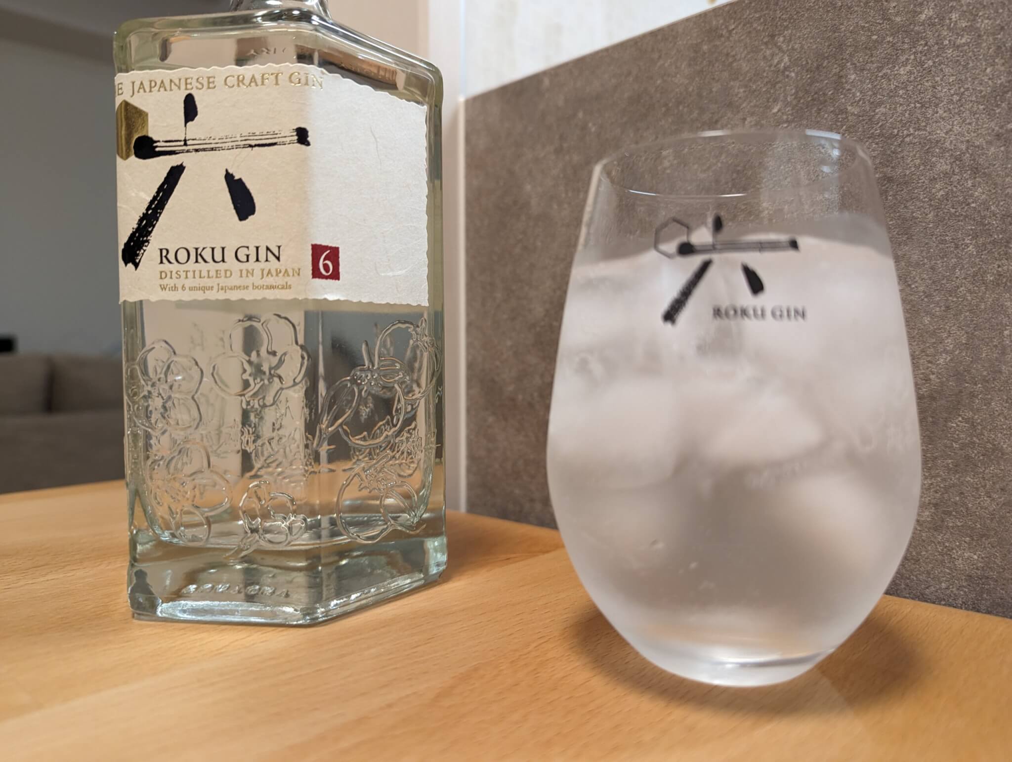 ROKU 700ml 2本限定 オリジナルグラス付 六 ジン サントリー